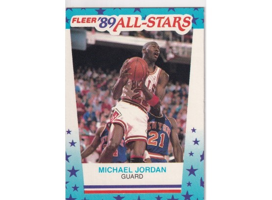 1989 Fleer All Stars Michael Jordan Sticker