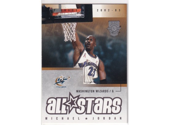 2003 Fleer Hot Shots Michael Jordan All Star
