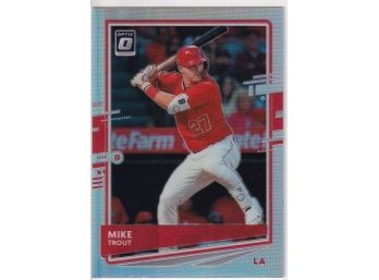 2020 Mike Trout Optic Silver Prizm