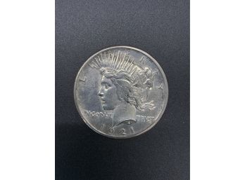 1921 Peace Silver Dollar High Relief