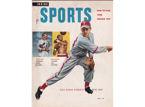 1953 March Inside Sports Magazine