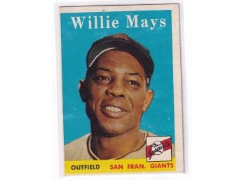1958 Topps Willie Mays