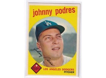 1959 Topps Johnny Podres