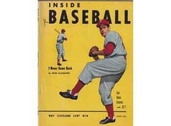 1953 March Inside Baseball Magazine