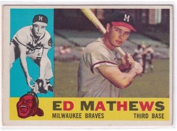 1960 Topps Ed Mathews