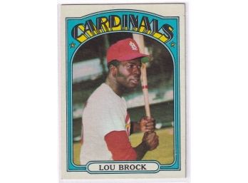 1972 Topps Lou Brock