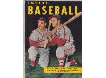 1953 January Inside Baseball Magazine