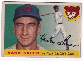 1955 Topps Hank Sauer