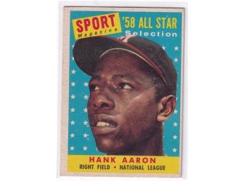 1958 Topps Hank Arron All Star