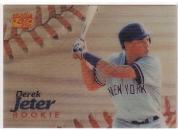 1996 Sports Flix Derek Jeter Rookie