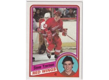 1984 Topps Steve Yzerman Rookie Card