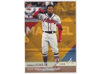2018 Topps Now Ronald Acuna Rookie