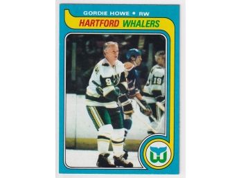 1979 Topps Gordie Howe Last Card Hartford Whalers