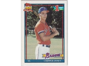 1991 Topps Chipper Jones Rookie Card