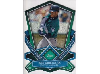 2013 Topps Chrome Ken Griffey Jr Cut To The Chase Die Cut Insert