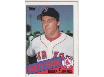 1985 Topps Roger Clemens Rookie Card