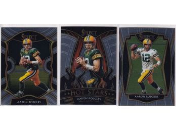 Lot Of 3 2020 Select Aaron Rodgers