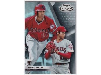 2018 Topps Gold Label Shohei Ohtani Rookie Card