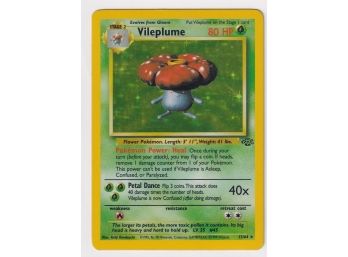 1999 Pokemon Vileplume Holo 15/64