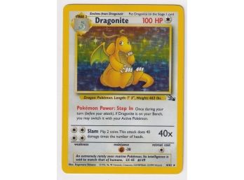 1999 Pokemon Dragonite Holofoil 4/62