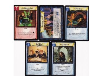 Harry Potter Trading Cards Lot Of Eleven