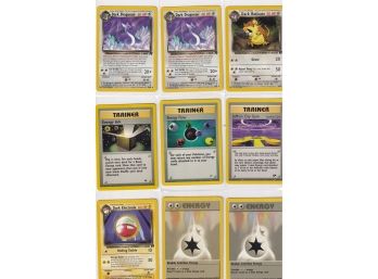 Pokemon Colorless Themed Lot Of Nine