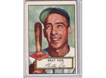 1952 Topps Billy Cox