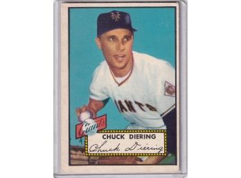 1952 Topps Chuck Diering