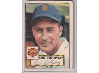 1952 Topps Don Kolloway
