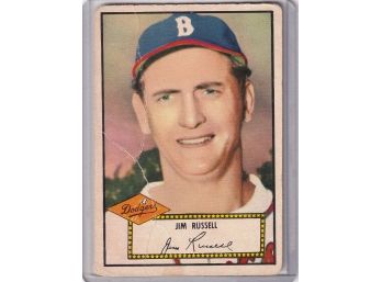 1952 Topps Jim Russell