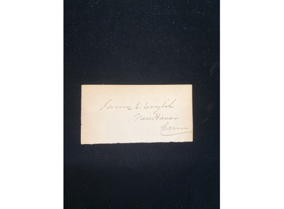 James E. English Signature