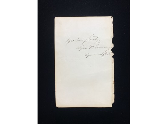 George W. Emery Signature