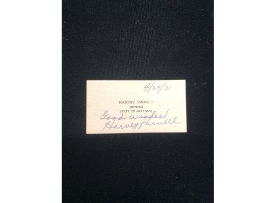 Harvey Parnell Signature
