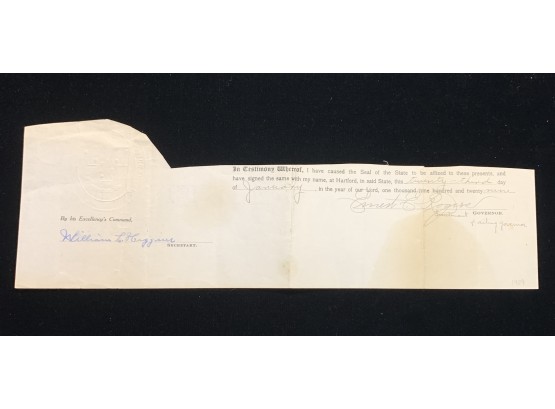 William L. Higgins And Ernest E. Rogers Signed Document