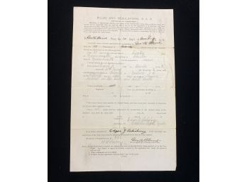 1861 G.A.R. Membership Application