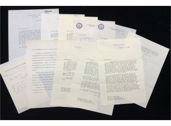 Large Lot Of Cyrus Vance Signatures