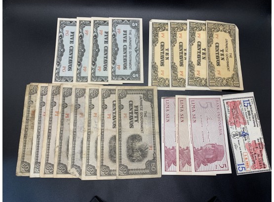 Mixed Lot Of Foreign Currency