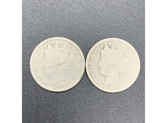 1898 & 1899 Liberty Nickel