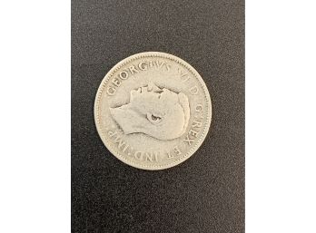 1943 George Vi Canadian Silver Quarter
