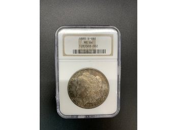 1880 S Morgan Silver Dollar NGC MS 66