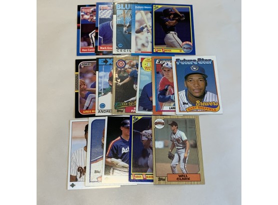 Lot Of 1980's 90's Rookies Baseball
