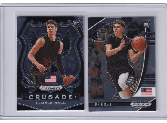 Lot Of 2 2020 Panini Prizm LaMelo Ball Rookie Card