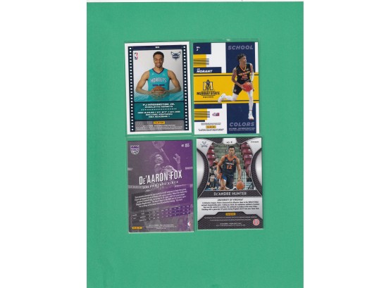 Four Panini Rookie Basketball Cards
