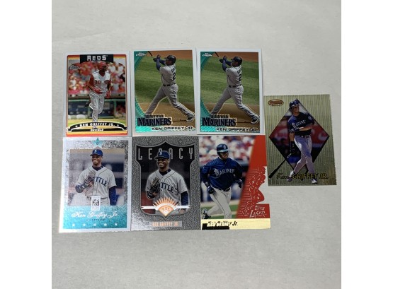 Lot Of 7 Ken Griffey Jr Baseball Cards