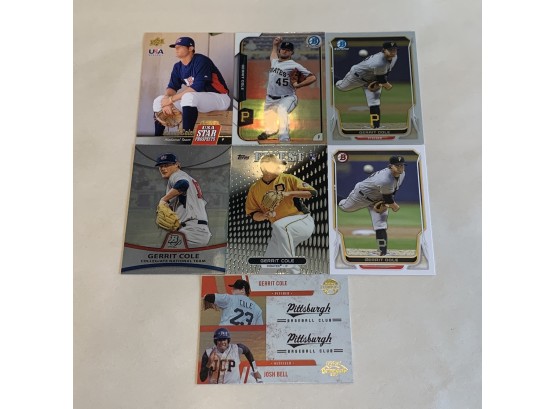 Lot Of 7  Gerrit Cole Baseball Cards Rookies
