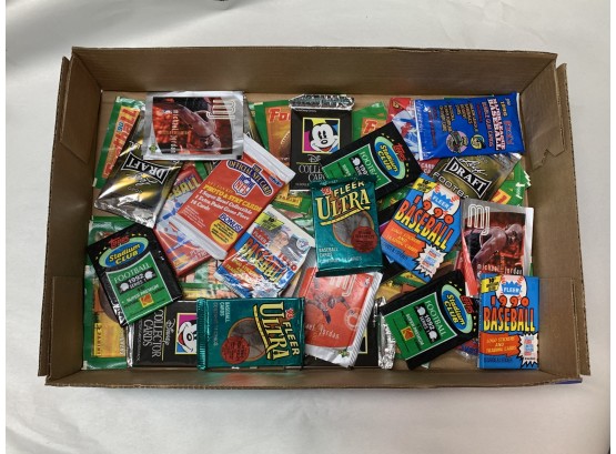 Mixed Sealed Unopened Various Sport Card Packs