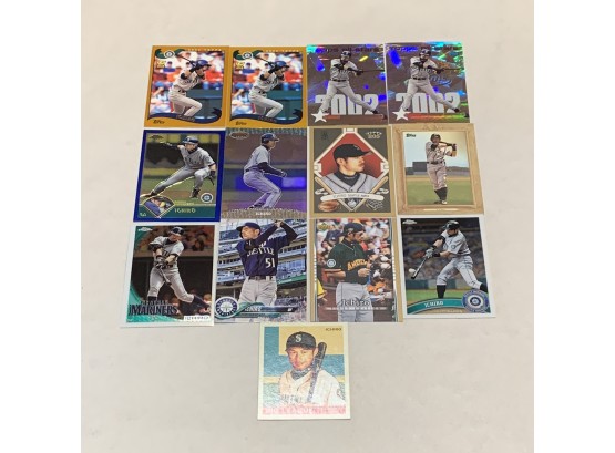 Lot Of 13  Ichiro Baseball Cards