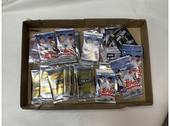 Mixed Sealed Unopened Baseball Card Packs