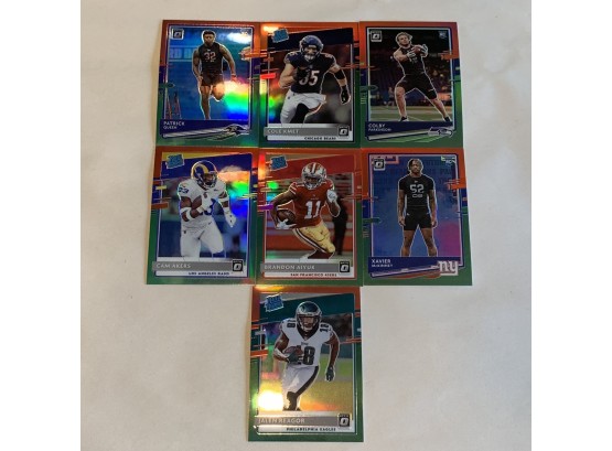 Lot Of 7 2020 Prizm NFL Rookie Cards Holiday Prizm