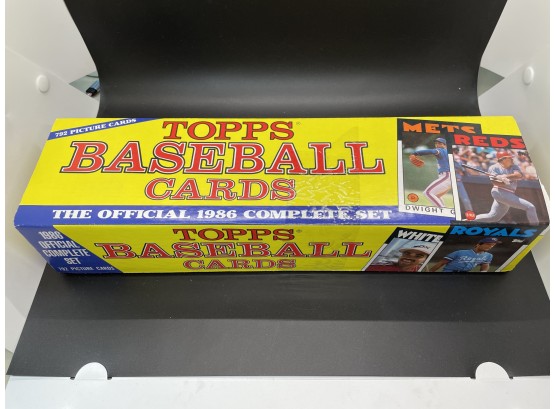 1986 Topps Baseball Unopened Complete Set